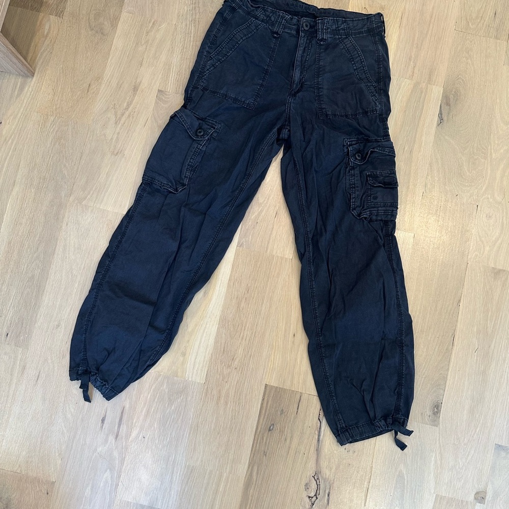 American Eagle Outfitters Charcoal Cargo Pants